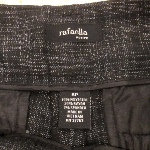 Rafaella Petite Dark Grey Pants - Picture 3 of 4